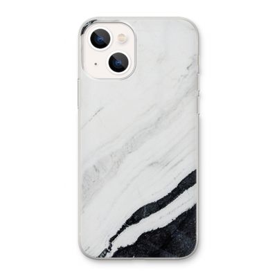 Elegante marmer: iPhone 13 Transparant Hoesje