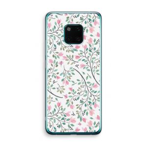 Sierlijke bloemen: Huawei Mate 20 Pro Transparant Hoesje