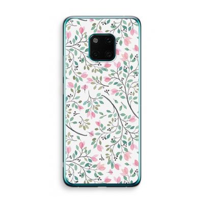 Sierlijke bloemen: Huawei Mate 20 Pro Transparant Hoesje