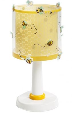 Dalber tafellamp Bee Happy junior 14 x 29 cm E14 40W geel