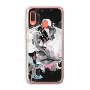 Camouflage de sommeil: Samsung Galaxy A20e Transparant Hoesje
