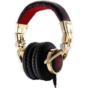 Tt eSPORTS DRACCO Signature Hoofdtelefoons Bedraad Hoofdband Gamen Zwart, Goud, Rood