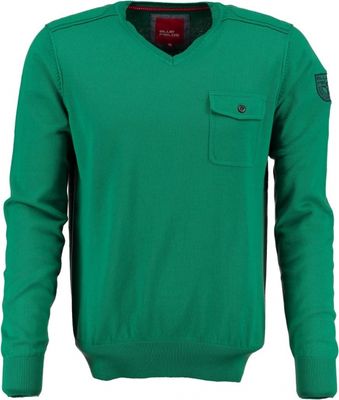 BlueFields groene trui katoen