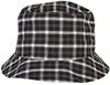 Flexfit FX5003C Check Bucket Hat - Black-Grey Check - One Size