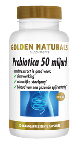 Golden Naturals Probiotica 50 Miljard Capsules