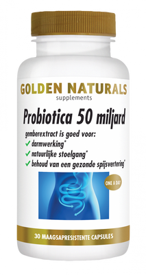 Golden Naturals Probiotica 50 Miljard Capsules