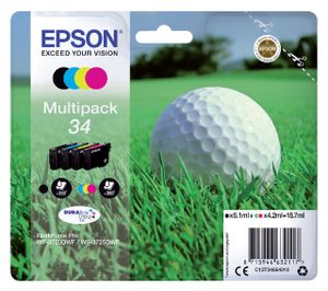 Epson Golf ball Multipack 4-colours 34 DURABrite Ultra Ink