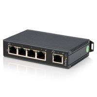 StarTech.com 5-poorts industriële Ethernet-switch op een DIN-rail monteerbaar - thumbnail