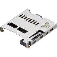 Molex 473521001 Kaartlezer Totaal aantal polen: 8 Rastermaat: 1.1 mm Inhoud: 1 stuk(s) Tape on Full reel - thumbnail