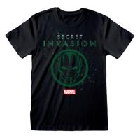 T-Shirt met Korte Mouwen Marvel Logo Icon Zwart Unisex - Maat: M