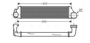 Intercooler, inlaatluchtkoeler BW4282