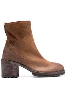 Moma bottines en cuir 70 mm - Marron