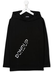 DONDUP KIDS hoodie à logo imprimé - Noir