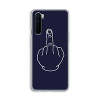 F**k U: OnePlus Nord Transparant Hoesje