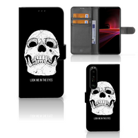 Telefoonhoesje met Naam Sony Xperia 1 III Skull Eyes - thumbnail