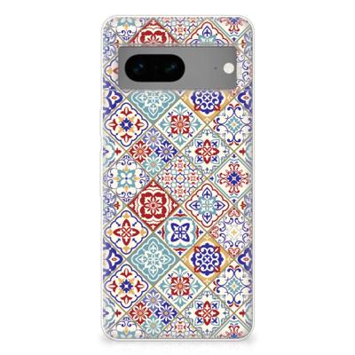 Google Pixel 7 | TPU | Siliconen hoesje | Tiles Color Google Pixel 7 | TPU | Siliconen hoesje | Tiles Color