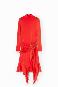 Jurk ruches split María Escoté - RED - XL