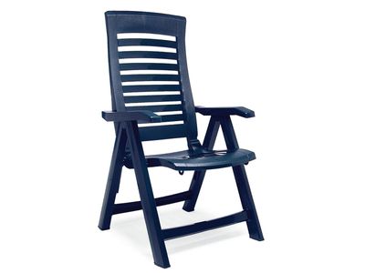 Plooibare tuinstoel FLOW blauw