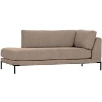 vtwonen Lounge Element Links Couple - Polyester - Mud - 89x100x200