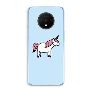 Eenhoorn: OnePlus 7T Transparant Hoesje