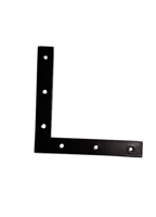 Waelbers Raamhoek 120x120mm zwart - 100 Stuk(s) - 2067.13
