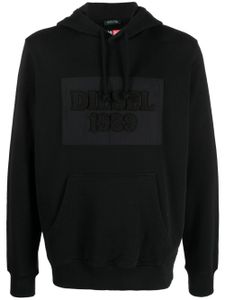 Diesel hoodie à patch logo - Noir