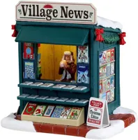 Lemax good news day verlicht kerstdorp tafereel Caddington Village 2023 Lemax good news day verlicht kerstdorp tafereel Caddington Village 2023