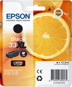 Epson Oranges C13T33514010 inktcartridge Origineel Zwart 1 stuk(s)