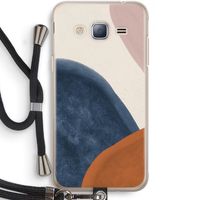 Geo #1: Samsung Galaxy J3 (2016) Transparant Hoesje met koord