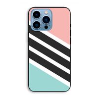 Strepen pastel: iPhone 13 Pro Max Biologisch afbreekbaar hoesje