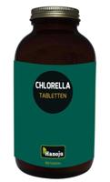 Hanoju Bio chlorella tabletten flacon glas 800 Tabletten