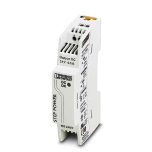 Phoenix Contact STEP-PS/1AC/24DC/0.5 DIN-rail netvoeding 24 V/DC 0.55 A 18 W Aantal uitgangen: 1 x Inhoud: 1 stuk(s)