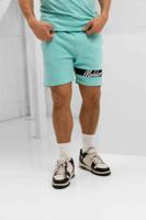 Malelions Captain Korte Broek Heren Lichtblauw/Zwart - Maat XL - Kleur: LichtblauwZwart | Soccerfanshop