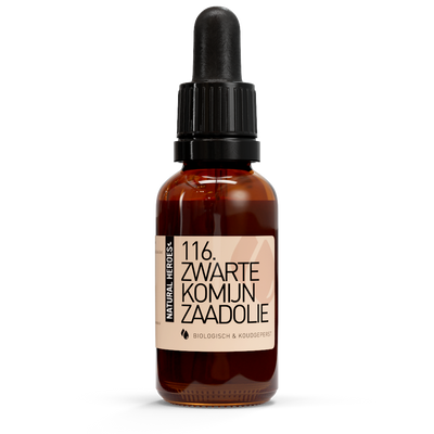 Zwarte Komijnzaadolie (Biologisch & Koudgeperst) 30 ml