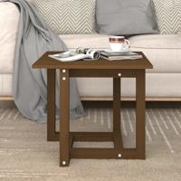 Salontafel 50x50x45 cm massief grenenhout honingbruin - thumbnail