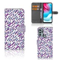Motorola Moto G60s | Telefoon Hoesje | Feathers Color