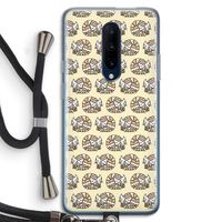 Slapende poes: OnePlus 7 Pro Transparant Hoesje met koord Slapende poes: OnePlus 7 Pro Transparant Hoesje met koord