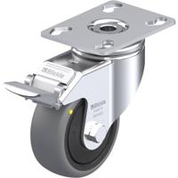 Blickle LKPA-TPA 80KF-FI-ELS Zwenkwiel met rem Wieldiameter: 80 mm Draagvermogen (max.): 65 kg 1 stuk(s)