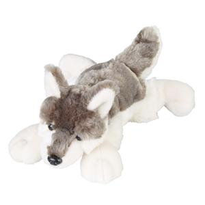 Ravensden Pluche knuffel dieren - Wolf - 25 cm - Speelgoed wolven - wilde dieren knuffelbeesten