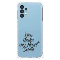 Samsung Galaxy A13 (4G) Telefoonhoesje met tekst Heart Smile