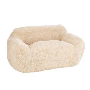 J-Line sofa Shearl - polyester - creme - large