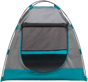 Trixie tent voor honden donkergrijs / petrol 80x65x63 cm