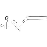 Weller RTW2 Soldeerpunt Ronde vorm, afgeschuind 45° Grootte soldeerpunt 0.7 mm Inhoud: 1 stuk(s) - thumbnail