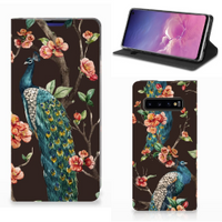 Samsung Galaxy S10 Hoesje maken Pauw met Bloemen