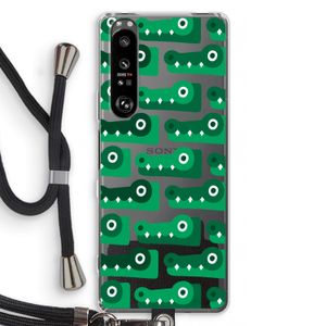 Crocs: Sony Xperia 1 III Transparant Hoesje met koord