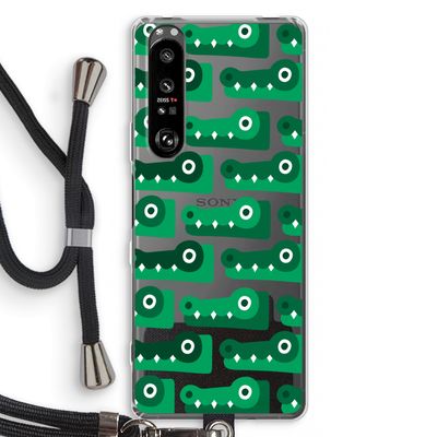 Crocs: Sony Xperia 1 III Transparant Hoesje met koord