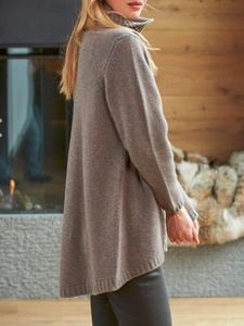 Simple & Basic Turtleneck Solid Sweater