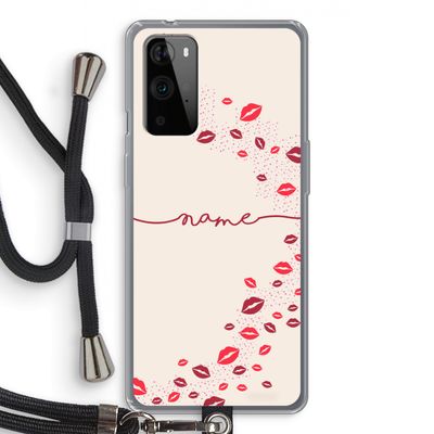 Kusjes: OnePlus 9 Pro Transparant Hoesje met koord