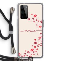 Kusjes: OnePlus 9 Pro Transparant Hoesje met koord