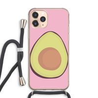 Avocado: iPhone 11 Pro Max Transparant Hoesje met koord